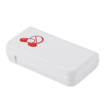 Durable 3 Grids Single Layer Pill Case for Travel 1 pc