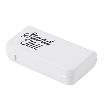 Durable 3 Grids Single Layer Pill Case for Travel 1 pc
