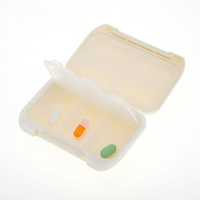 7 Grids Double Layer Pill Box for Travel 1 Pc