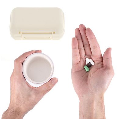 7 Grids Double Layer Pill Box for Travel 1 Pc