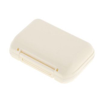 7 Grids Double Layer Pill Box for Travel 1 pc