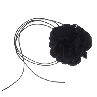 Rose Flower Bandages Choker Necklace 1 pc