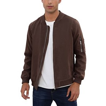 Men's Bomber Jacket Lightweight Casual Stylish Light Flight Jacket Windbreaker Varsity Jackets