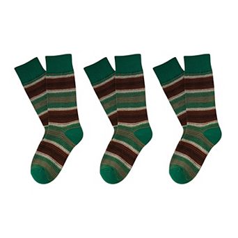 Womens Crew Socks 3 Pairs Soft Stretch Casual Everyday Wear