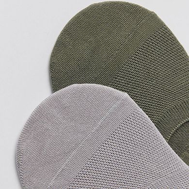 Mens 5 Pairs Cotton Blend No Show Socks Solid Color Low Cut Casual Socks