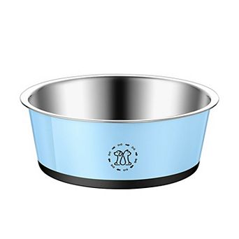 Stainless Steel Dog Bowls with Non Slip Base Easy Clean Design