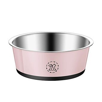 Stainless Steel Dog Bowls with Non Slip Base Easy Clean Design
