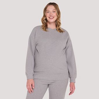 Maternity Motherhood® Side Zip Knit Crewneck Top