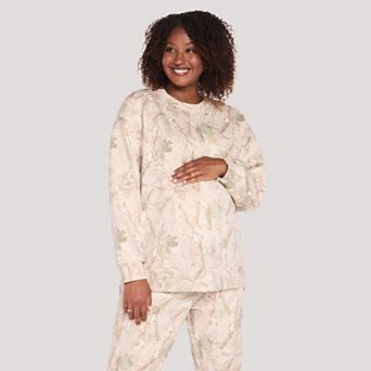 Maternity Motherhood® Side Zip Knit Crewneck Top