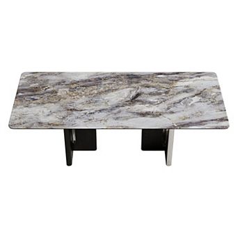 78" Modern Dining Table for 8-10, Rectangle Kitchen Table