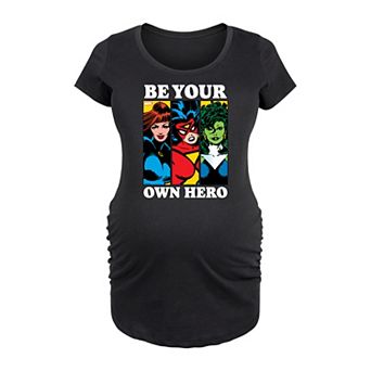 Maternity Marvel Be Your Own Hero Graphic Tee