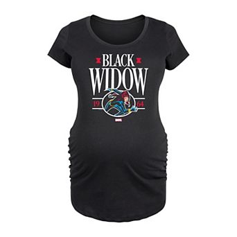 Maternity Marvel Black Widow Graphic Tee