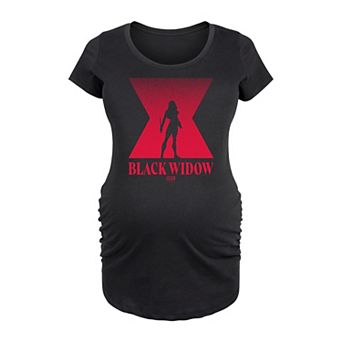 Maternity Marvel Black Widow Graphic Tee