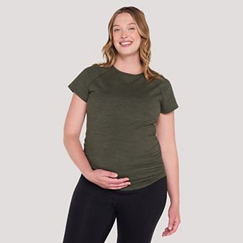 Maternity Motherhood® Short Sleeve Raglan Workout Tee