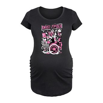 Maternity Marvel Ghost Spider New York City Punk Band Graphic Tee