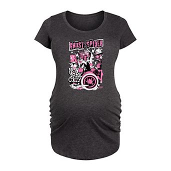 Maternity Marvel Ghost Spider New York City Punk Band Graphic Tee