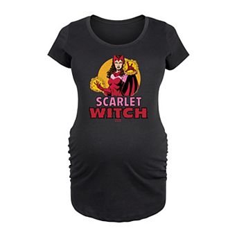 Maternity Marvel Scarlet Witch Logo Graphic Tee