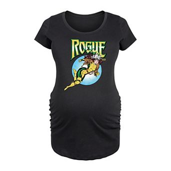 Maternity Marvel X-Men Rogue Circle Portrait Graphic Tee