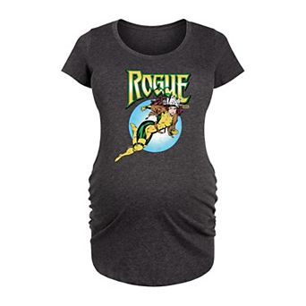 Maternity Marvel X-Men Rogue Circle Portrait Graphic Tee