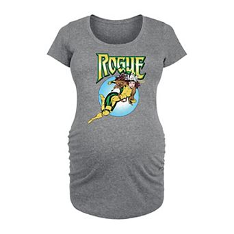 Maternity Marvel X-Men Rogue Circle Portrait Graphic Tee
