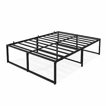 Bed Frame Platform, Ultra Sturdy Metal Full BedFrame with 3 in 1 Steel Support