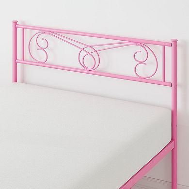 Bed Frames for Kids, Metal Bed Frame with Headboard & Footboard
