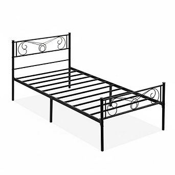 Bed Frames for Kids, Metal Bed Frame with Headboard & Footboard