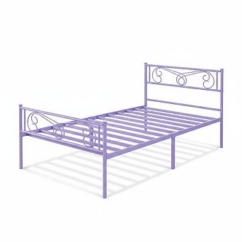 Bed Frames for Kids, Metal Bed Frame with Headboard & Footboard