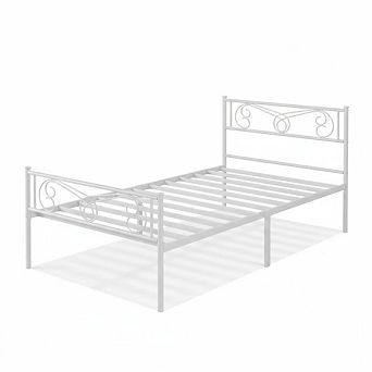 Bed Frames for Kids, Metal Bed Frame with Headboard & Footboard