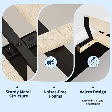 Daybed with Bed Rails,Velvet Upholstered Corner Bed Frame with Headboard,Guardrail,Modern Kids Bed