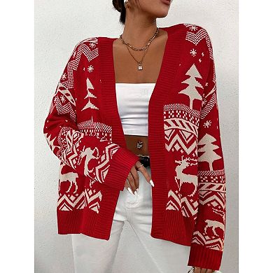 Women's Cardigan Soft Long Sleeves Casual Knitted Open Front Cardigans Lightweight Sweaters