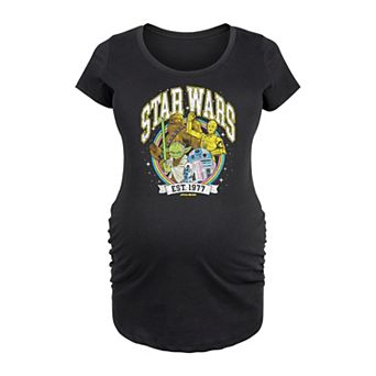 Maternity Star Wars Retro Collegiate Graphic Tee