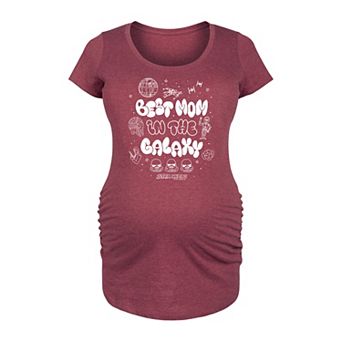 Maternity Star Wars Best Mom In The Galaxy Graphic Tee