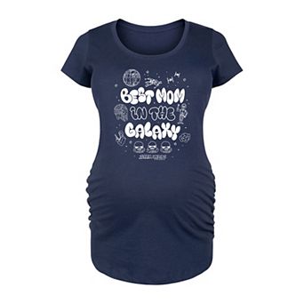 Maternity Star Wars Best Mom In The Galaxy Graphic Tee