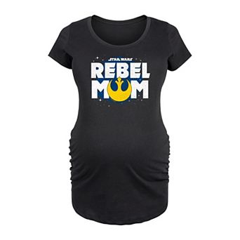 Maternity Star Wars Rebel Mom Graphic Tee