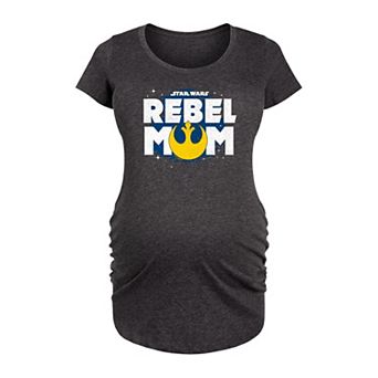 Maternity Star Wars Rebel Mom Graphic Tee