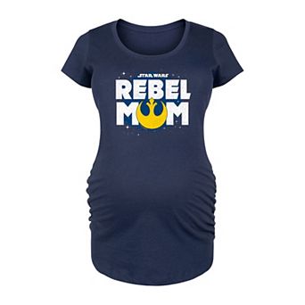 Maternity Star Wars Rebel Mom Graphic Tee