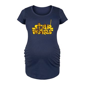 Maternity Star Wars Logo Rebels Graphic Tee