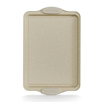 BAKKEN Nonstick Baking Sheet, Carbon Steel Cookie Pans with Silicone Handles, Set of 1, Black