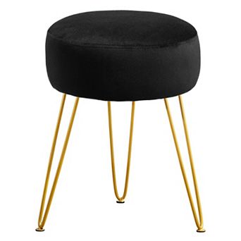 Round footstool suitable for the bathroom and bedroom