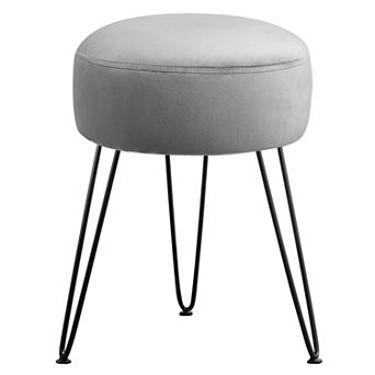 Round footstool suitable for the bathroom and bedroom