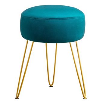 Round footstool suitable for the bathroom and bedroom