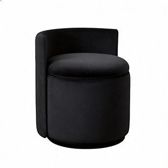 360° Swivel Vanity Chair Storage Makeup Stool Bedroom Living Room