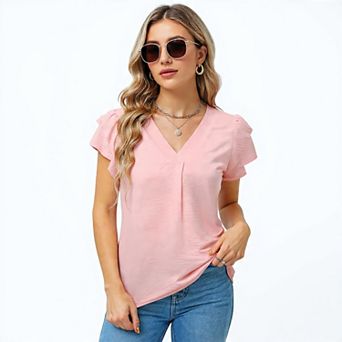 Women's Casual Work Blouse for Summer