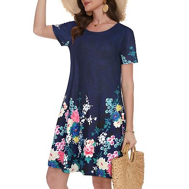 Casual Floral Sundress for Women