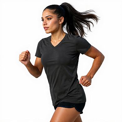 Women's V-Neck Athletic Sun Protection Tee
