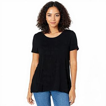 Casual Short Sleeve Crewneck Top