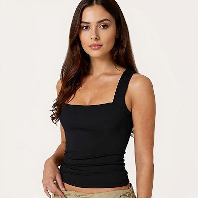 Women's Tight-Fit Square Neck Tee