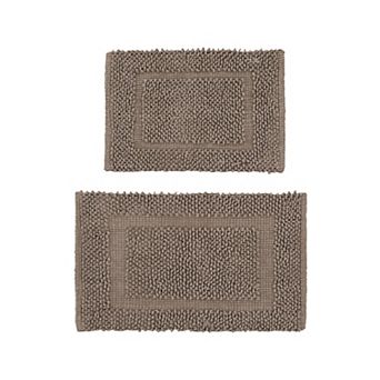 Jean Pierre New York Sophie Border Textured Cotton Bath Mat