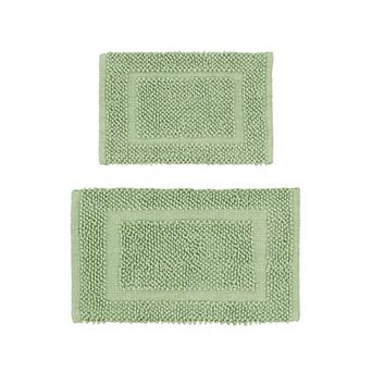 Jean Pierre New York Sophie Border Textured Cotton Bath Mat